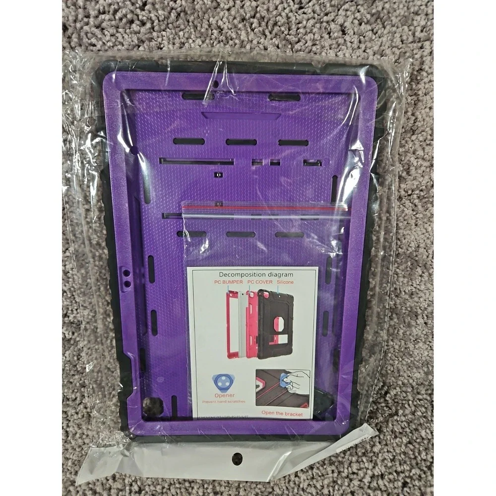 Grifobes Purple/ Black Case For Samsung Galaxy 11 And More . New See Description